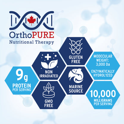OrthoPure Hydrolyzed Marine Collagen Peptides 600g