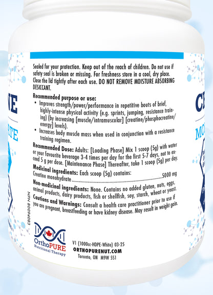 OrthoPure Creatine Monohydrate - 400g
