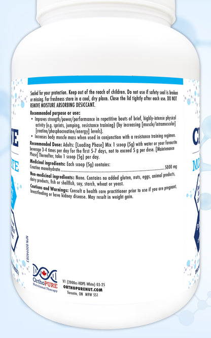 OrthoPure Creatine Monohydrate - 900g