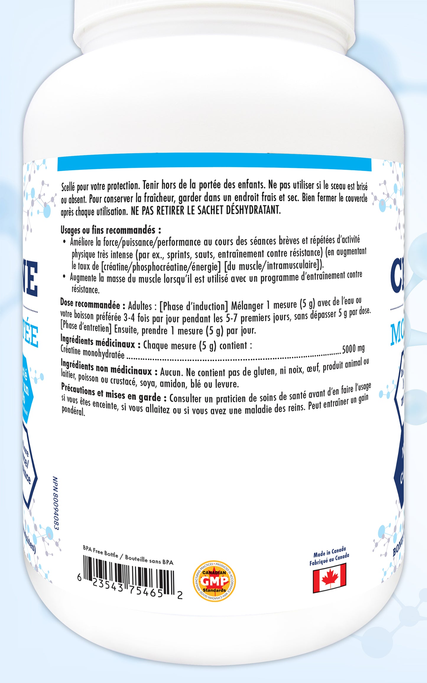 OrthoPure Creatine Monohydrate - 900g